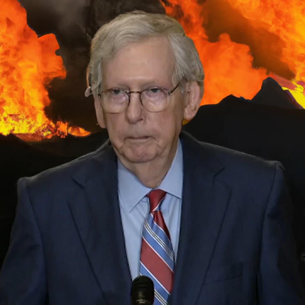 Silence Falls: Mitch McConnell Leaves Reporters Confused During Capitol Hill Press Conference