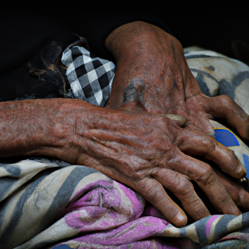 Victim of leprosy